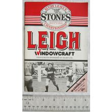 1986 programme Leigh v. Warrington