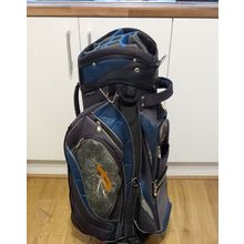 Powakaddy Cart Golf Club Trolley Bag Black Blue Grey