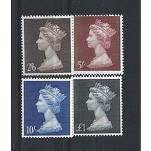 GB.1969 High Value Definitives set of 4.Mounted Mint.Jul25