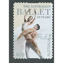 AUS 2012 60c ( S/A) '50TH ANN OF AUSTRALIAN BALLET' FINE USED (EBID36-709