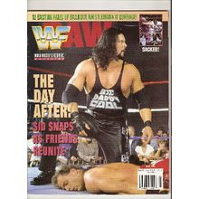 WORLD WRESTLING FEDERATION JUNE 1995 with trading cards