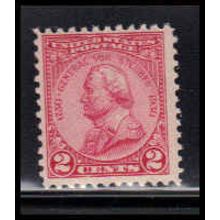 689 2c General von Steuben Just Clears MNH Z0259