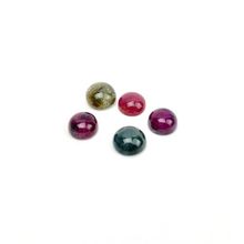Pink and Green Tourmaline Cabochon | 8-12mm[ ]