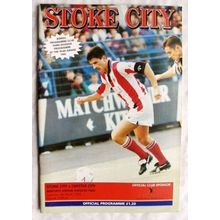1993 programme Stoke City v. Chester City