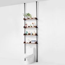 Over the Toilet Storage 4-Tier Bathroom Shelf Rack Space Saver Organizer
