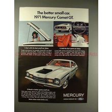 1971 Mercury Comet GT Car Ad - The Better Small Car!!