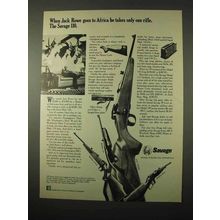 1974 Savage Model 110-CL, 170, 110-D and 99-A Rifles Ad