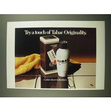 1979 Tabac After Shave Lotion Ad - Try a Touch of Tabac Originality
