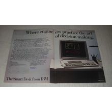 1985 IBM 3270 PC/GX Personal Computer Ad - Engineers Practice Decision Making