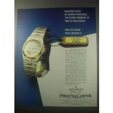 1985 Girard-Perregaux Equation Soleil Watch Ad