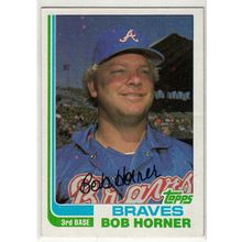 1982 Topps baseball card 145 Bob Horner - Braves