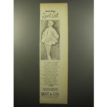 1950 Best & Co. Resort Coat Ad - Brief-fling Resort Coat