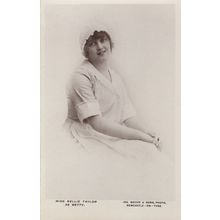 Nellie Taylor Edwardian Actress Real Photo Postcard