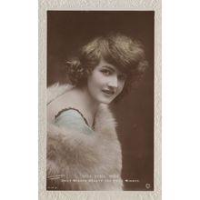 Miss Sybil Wise Daily Mirror Beauty Contest 3rd Prize Winner RPPC Postcard