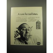 1970 Elmer's Heavy Grip Cement Ad - A cure for nail biters
