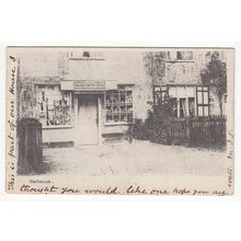 The Post Office Hacheston Postcard 1904 Suffolk