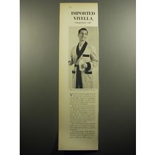 1957 Viyella Robe by State O'Maine Ad - Important Viyella (Sumptuously soft!)