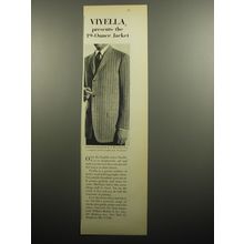 1957 Viyella Jacket by F.A. MacCluer Ad - Viyella presents the 19-ounce jacket