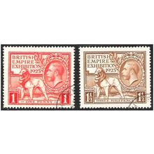 KGV 1925 British Empire Exhibition Wembley Set of 2 SG432-SG433 Fine Used C5