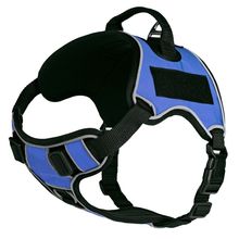 Multipurpose Dog Harness, Blue L 32"-40"
