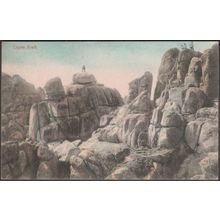 Logan Rock, Cornwall, 1909 - Joseph Welch Postcard