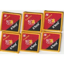 Scout Badges - 6 x Cub Challenge Creative - Sponsored - White Backs (BY180)