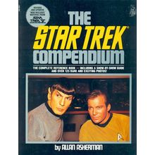 THE STAR TREK COMPENDIUM July 1989 revised edition softcover reference book