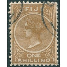 Fiji 1897 1s pale brown Perf 11 SG66 CTO