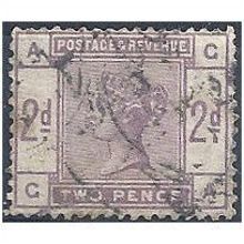 1883 SG189 2d Lilac Fine Used "GA"