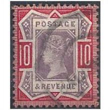 1887 SG210. 10d Purple & Carmine Fine Used.