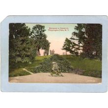 New York Wappingers Falls Entrance To Cemetery ny_box4~2134