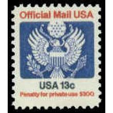 O129 13c Eagle Fine MNH G0603