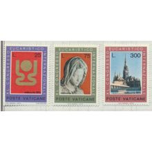 Vatican City Stamps Scott #528 To 530, Mint Hinged