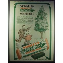 1913 Wrigley's Spearmint Pepsin Gum Ad - What Is