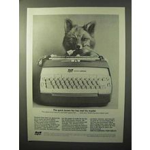 1964 Smith-Corona Electric Portable Typewriter Ad - Fox