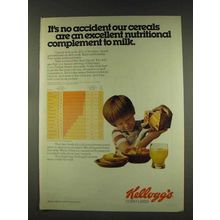 1977 Kellogg's Corn Flakes Ad - No Accident Nutritional