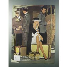 1981 Hanes Pantyhose Ad - Gentlemen Prefer Hanes
