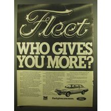 1981 Ford Fleet Cars Ad - Cortina Car
