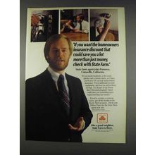 1982 State Farm Insurance Ad - Homeowners Discount