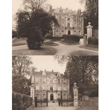 Radio Normandie Caudebec Chateau 2x Old French Postcard