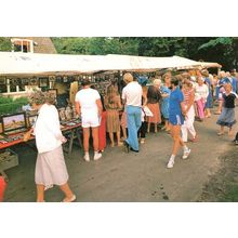 Groet en Camperduin Holland Street Markets Amsterdam Postcard