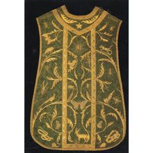 Benedicte Chasuble Omnia Opera Chasuble York Minster Postcard