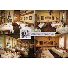 Bad Aachen Cafe Manfred Meisen Restaurant Tradition German Postcard