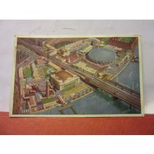 SOUTH BANK EXHIBITION, FESTIVAL OF BRITAIN, LONDON vintage postcard 1951 pm =
