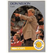 1990-91 Hoops Don Nelson basketball card #313 - Warriors