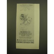 1961 Georg Jensen Jewelry Advertisement - For mother's day