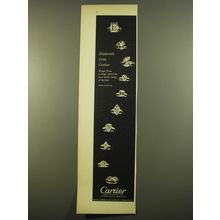 1961 Cartier Diamond Rings Advertisement - Diamonds from Cartier