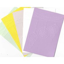 A6 Embossed Paper. 10 Sheets. Christmas. Cardmaking Scrapbooking Crafts