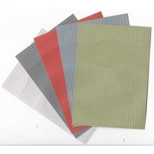 A6 Embossed Paper. 10 Sheets. Check. Cardmaking Scrapbooking Crafts