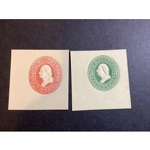ICOLLECTZONE US U164, U228 cut Square XF unused